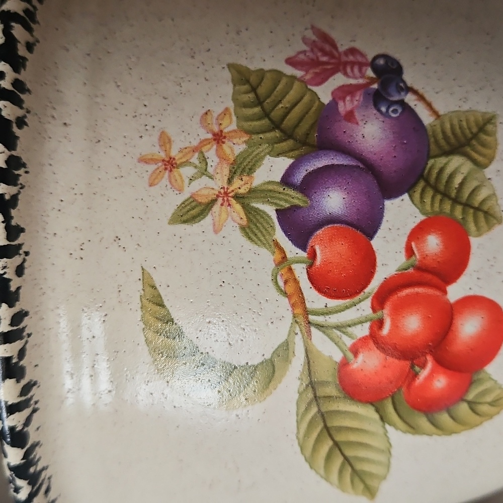 Very RARE vintage MCM nesting mixing bowl set excellent cond Cherries Gr… - Picture 7 of 16